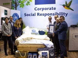 billerbeck Blauer Engel-Verleihung Heimtextil Messe 2020