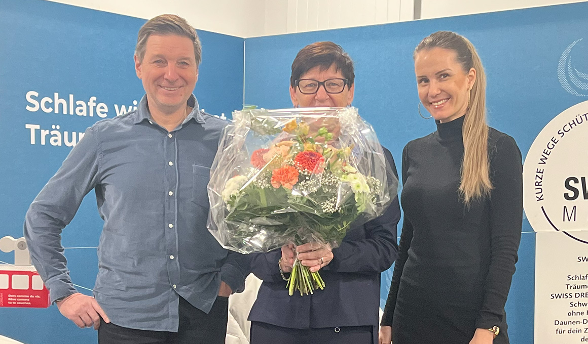 Margrit Hess feiert ihr 15-jähriges Jubiläum.