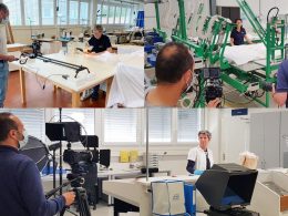 billerbeck beim Videodreh.