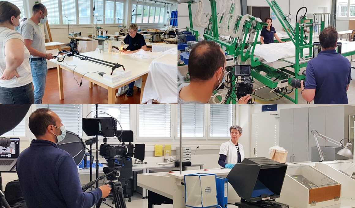 billerbeck beim Videodreh.