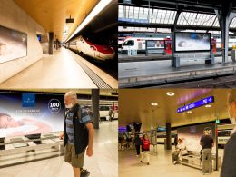 billerbeck Jubiläumsjahr Plakate an den Bahnhöfen.