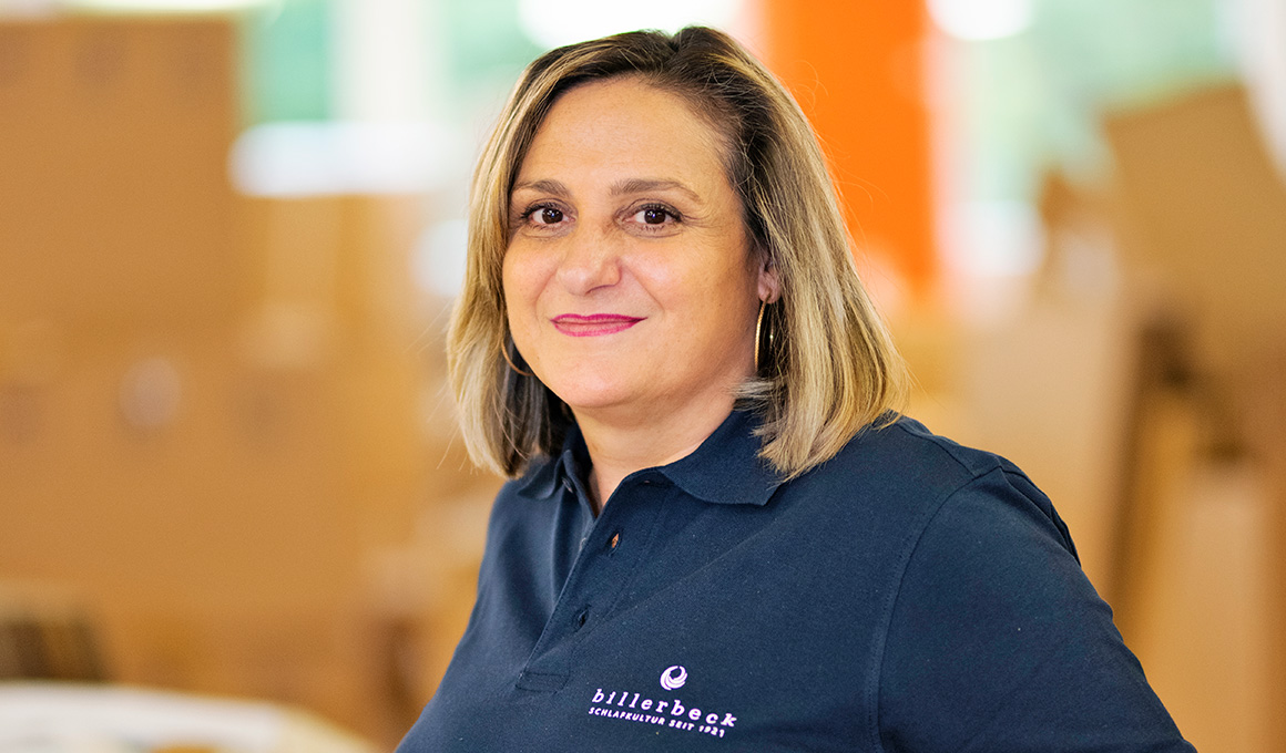 Maria Lourdes Labriola lächelt für die Kamera