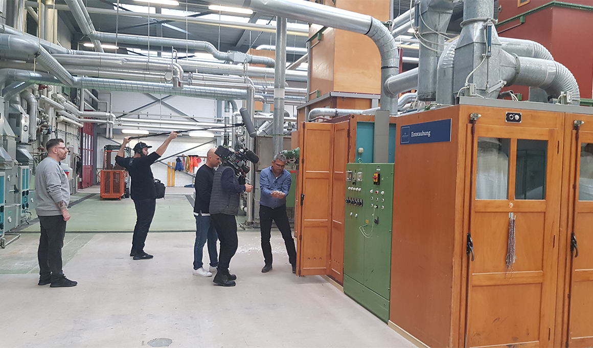 Galileo von Prosieben bei der Videoproduktion in der billerbeck Schweiz AG