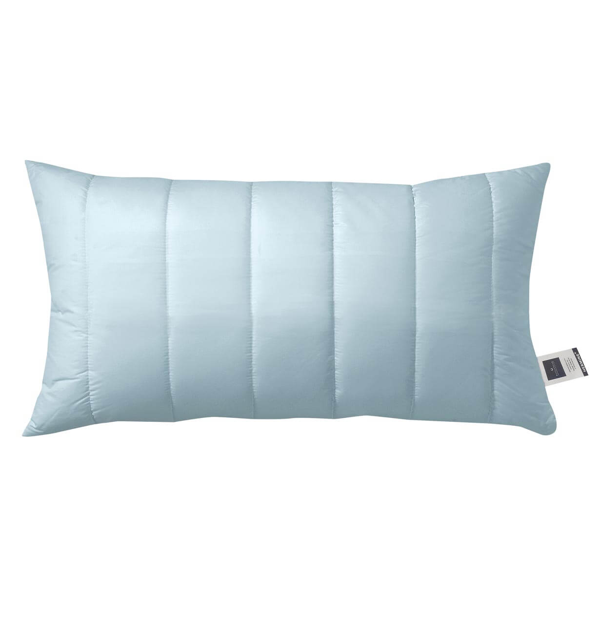 billerbeck fiber pillow Hermine in size 40x80 cm, quilted pillow, color aqua