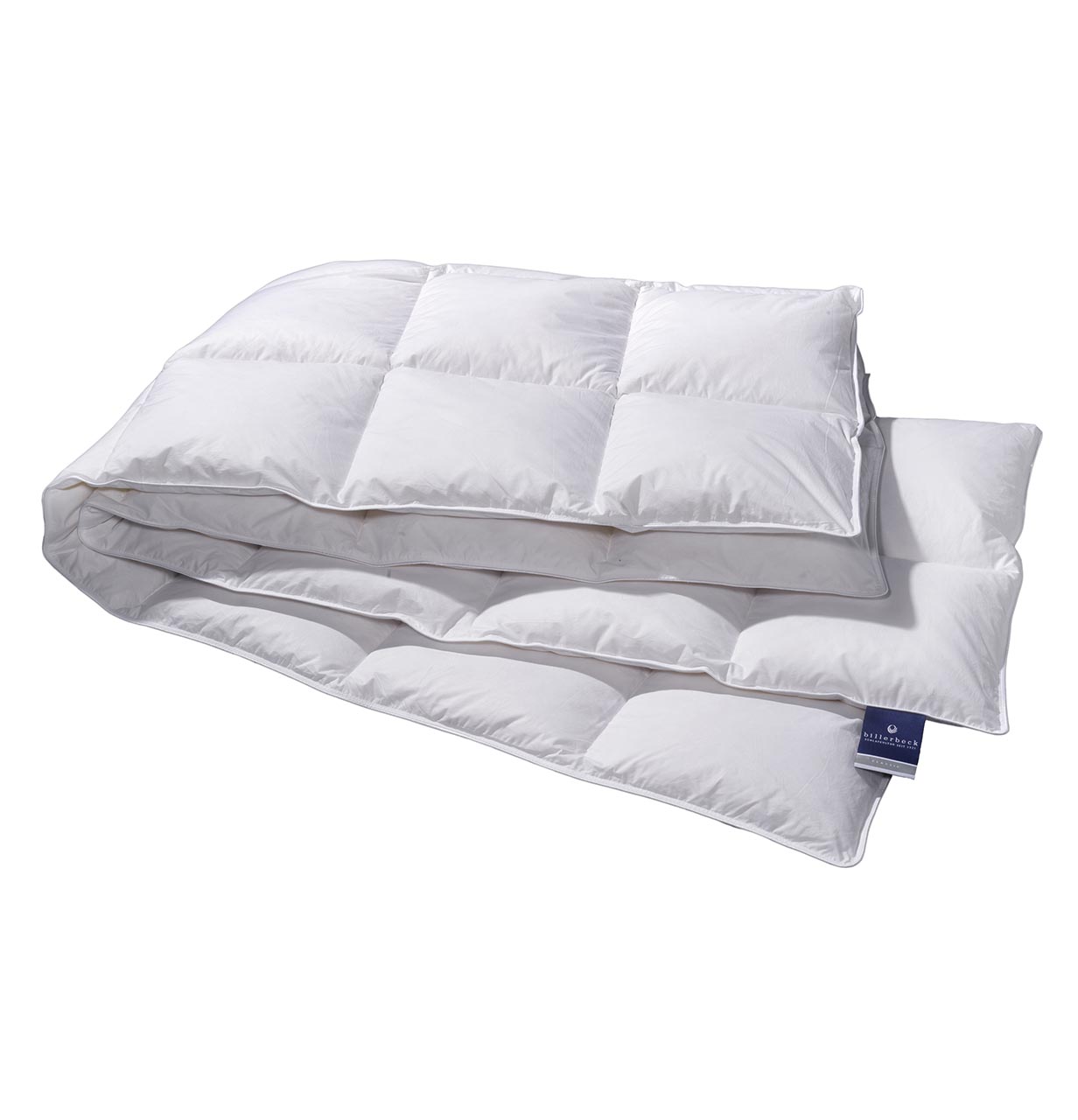 Folded down comforter Almira with warmth level mono from billerbeck - ideal transitional comforter with natural filling