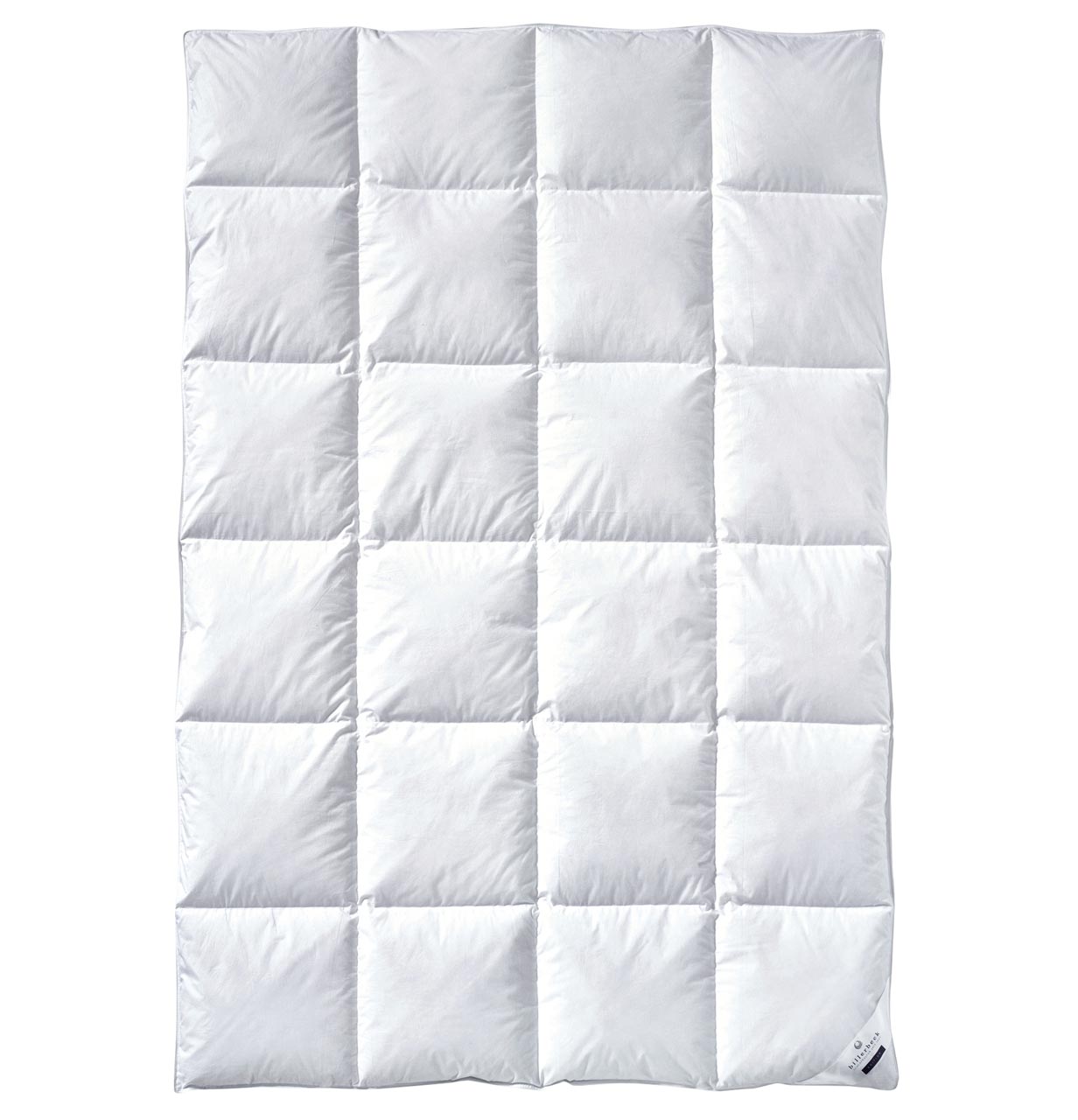 billerbeck down duvet Colina in size 135x200 cm, warmth level warm, quilted duvet in white