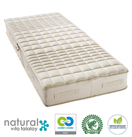 Naturlatex-Matratze COSICOMFORT® - Organic - 90 x 200 cm H3