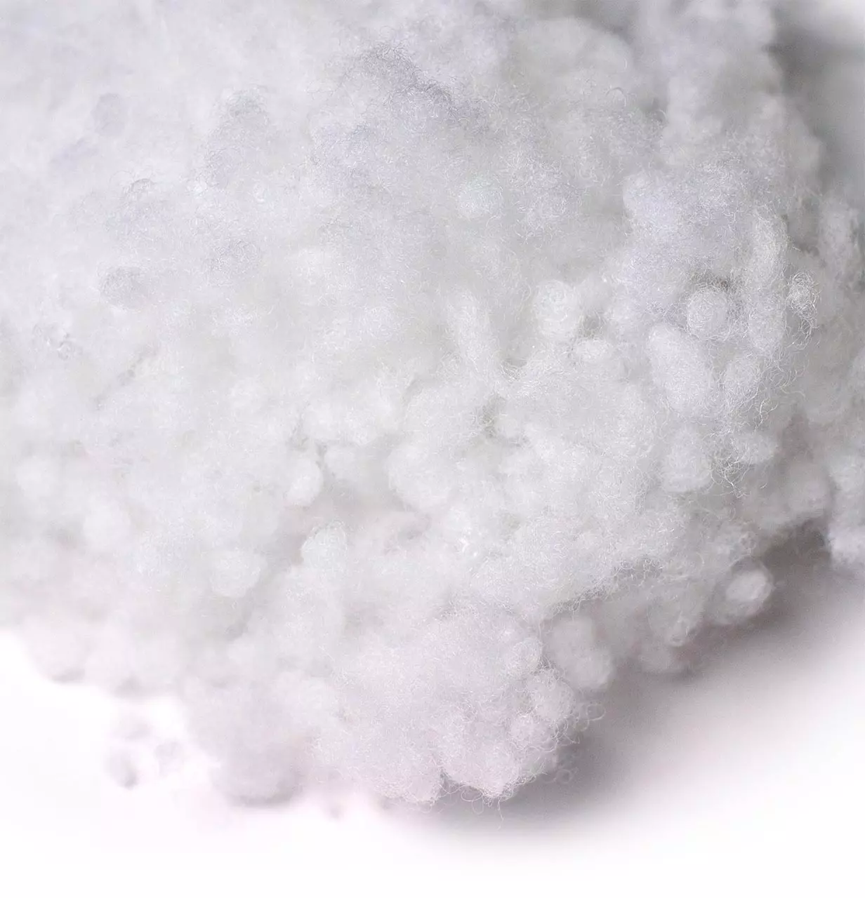 Close-up of billerbeck Airtec Clean pillow filling made of fibres