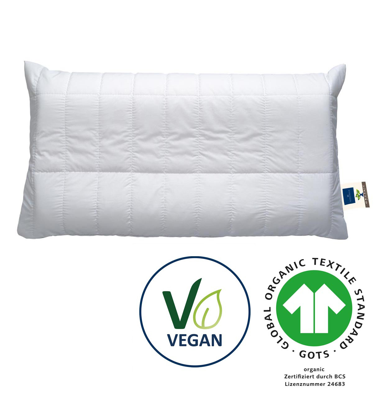 neck pillow cosineck nature by billerbeck – vegan, organic, and gots certified