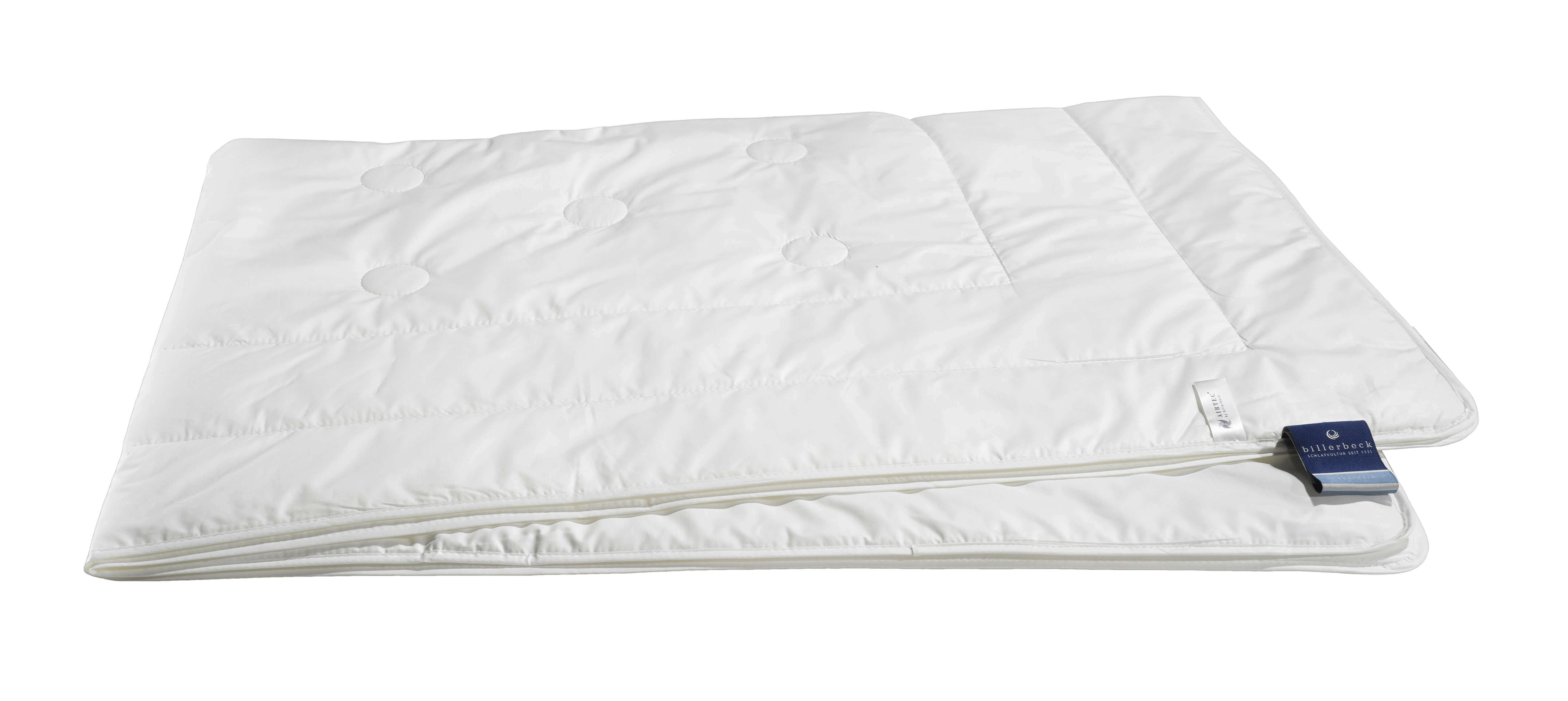 billerbeck Sommerdecke Faserdecke Belair in Größe 135x200 cm, Wärmestufe sommerleicht, gefaltet