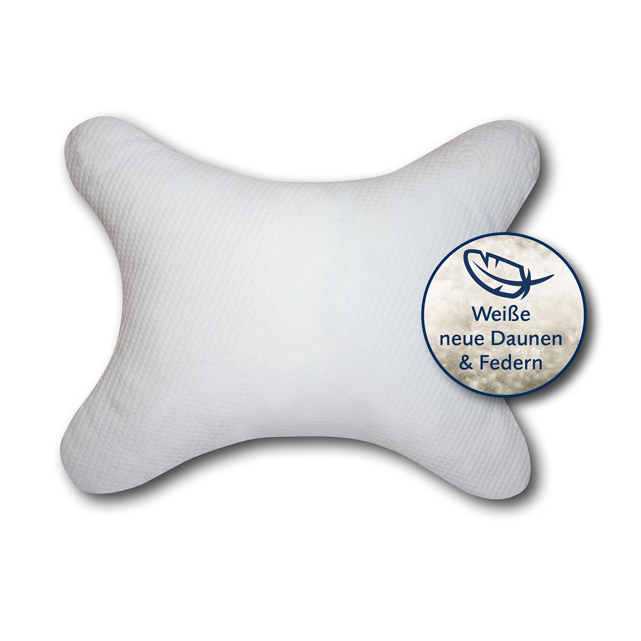 billerbeck stomach sleeper pillow Heinzi with down filling, pillow in white
