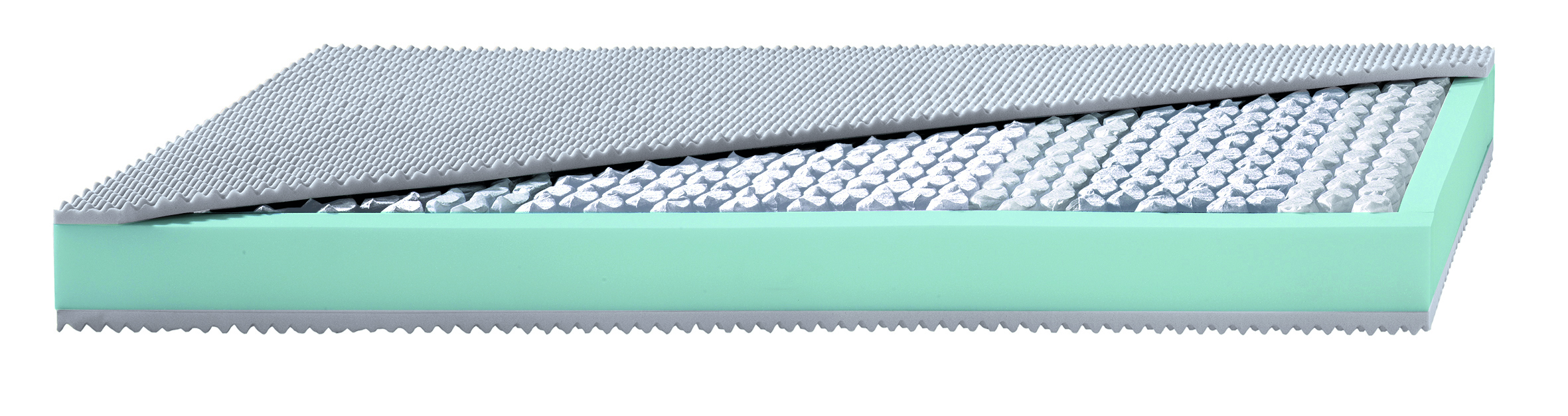 billerbeck AIRTEC Basic pocket spring core mattress - Detailed view of the mattress core
