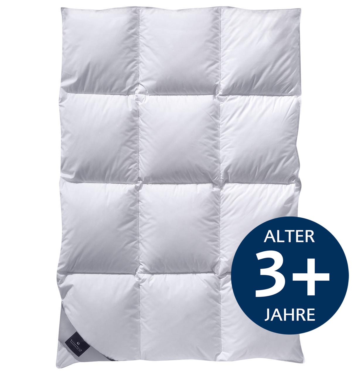 billerbeck Kinderdecke Basilia, Daunendecke, in 135x100 cm, gesteppt, in Weiß