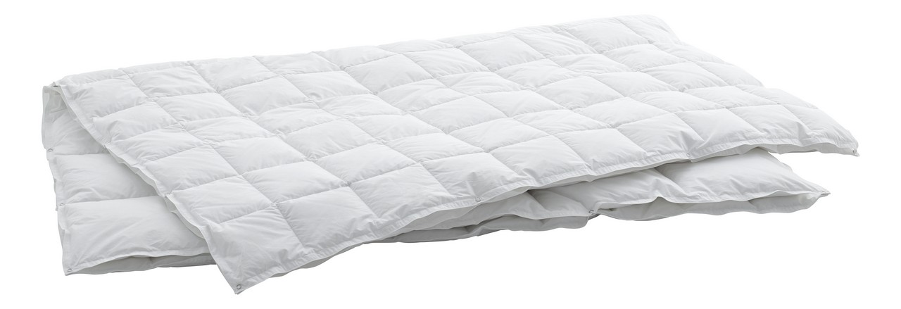 CLASSIC 90 Duvet - Sac en non-tissé 160 x 210 cm 4 saisons : SL + M = W+. swiss-dream-duvet-duvet-caro-4-saisons-classic-90-plié