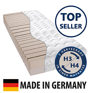 Comfort foam mattress CIEL® The variable ciel comfort foam mattress by billerbeck – top-rated and made in germany with dual firmness sides