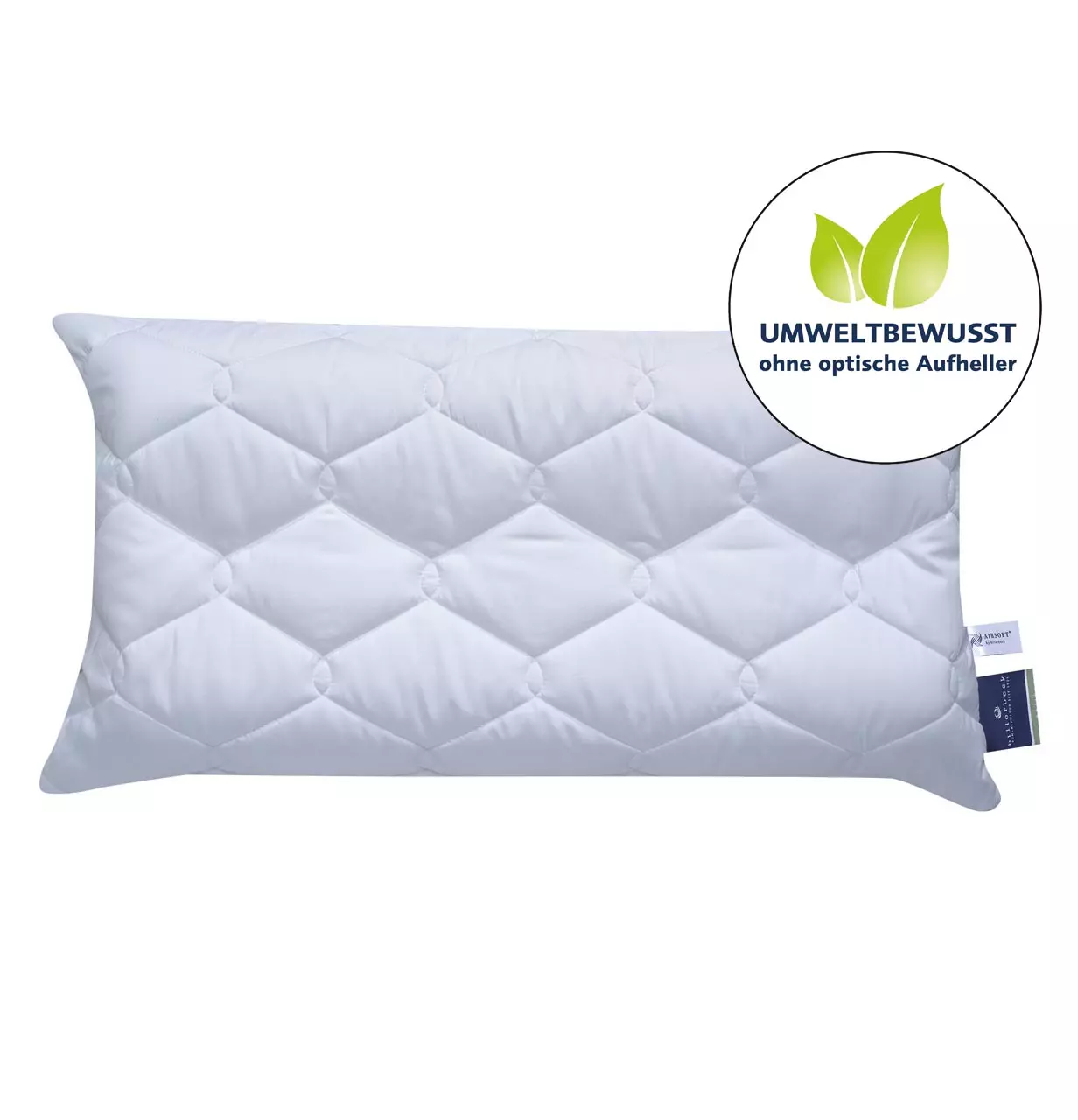billerbeck Nackenstützkissen Novoflex mit Kissenbezug, gesteppt, in Größe 40x80 cm, ohne optische Aufheller