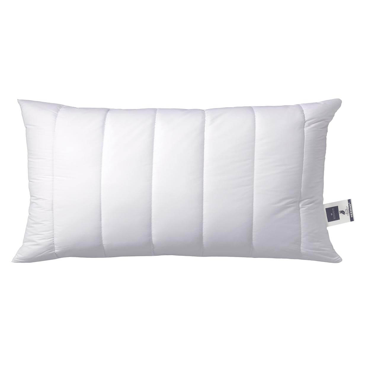 billerbeck fiber pillow Hermine in size 40x80 cm, quilted pillow, color white