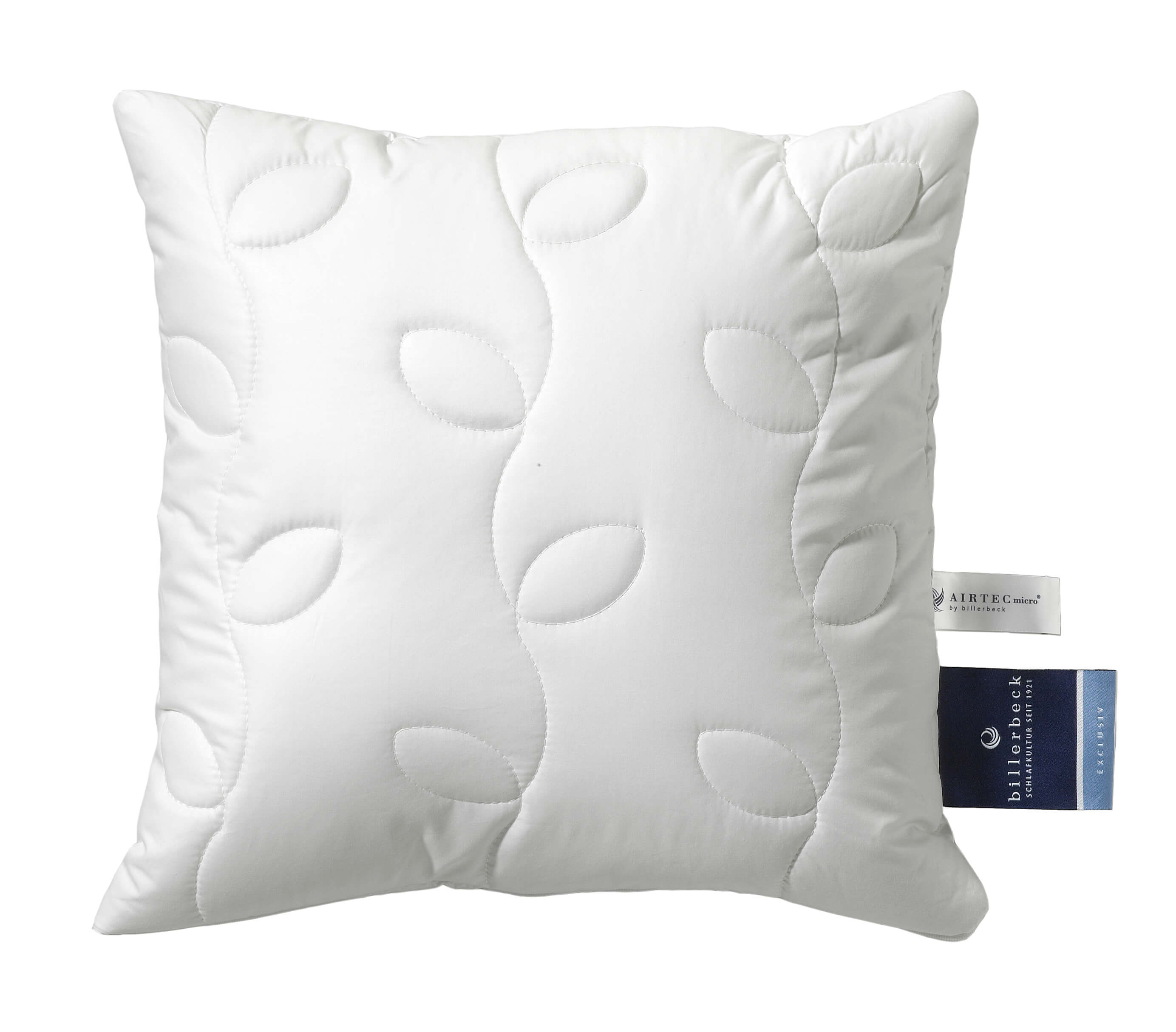 40x40 cm fibre pillow Belair by billerbeck – breathable and easy-care head pillow