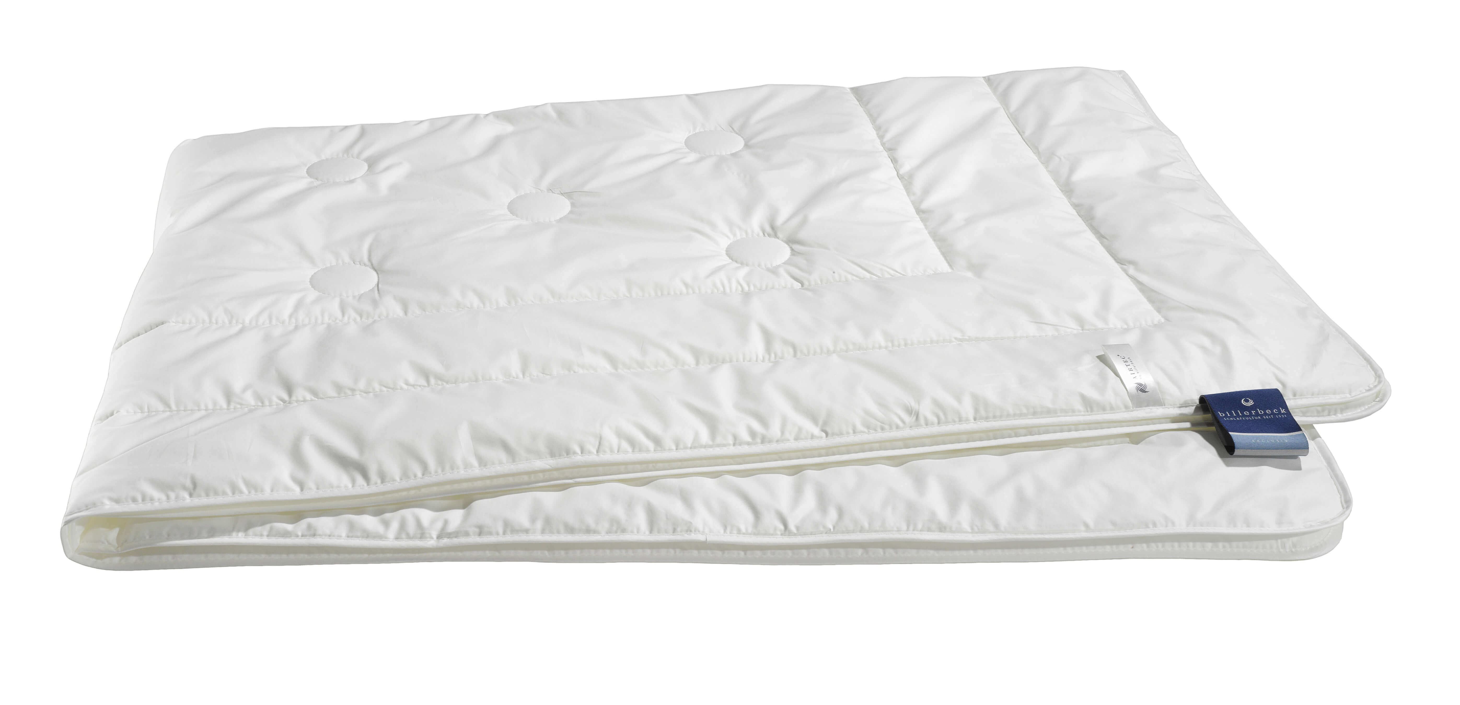 billerbeck Faserdecke Belair in Größe 135x200 cm, Wärmestufe leicht, gefaltet
