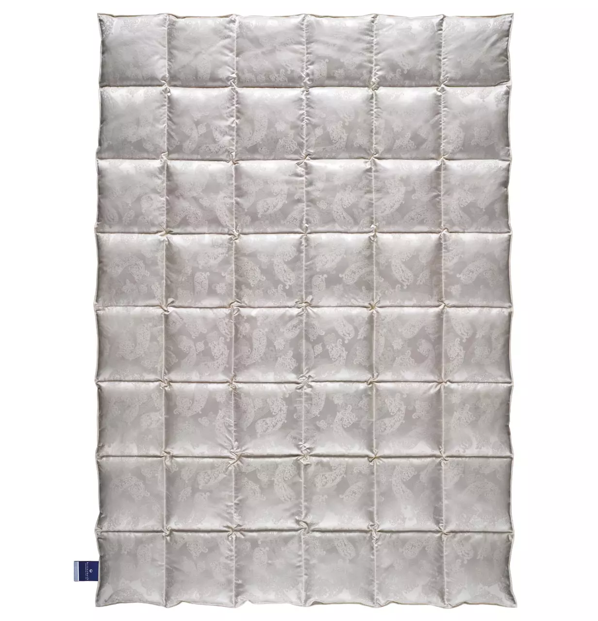 billerbeck down duvet Exquisit in size 135x200 cm, quilted duvet with silk jacquard cover