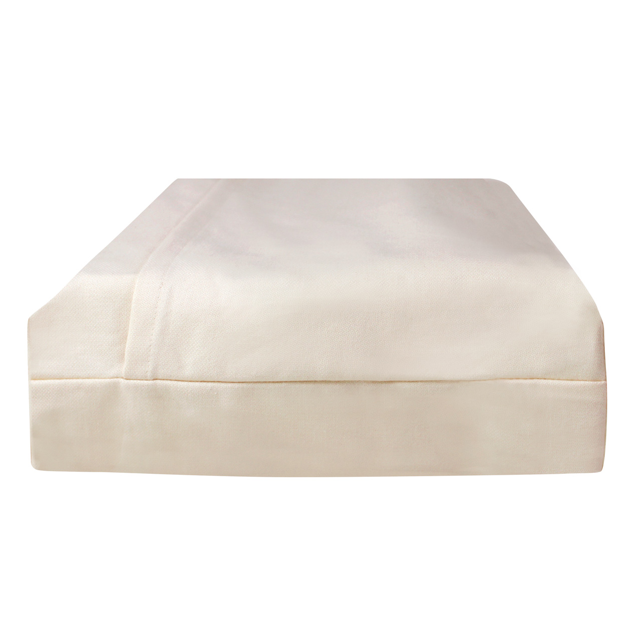 Side view of separate Cosisoft Organic pillow cover by billerbeck