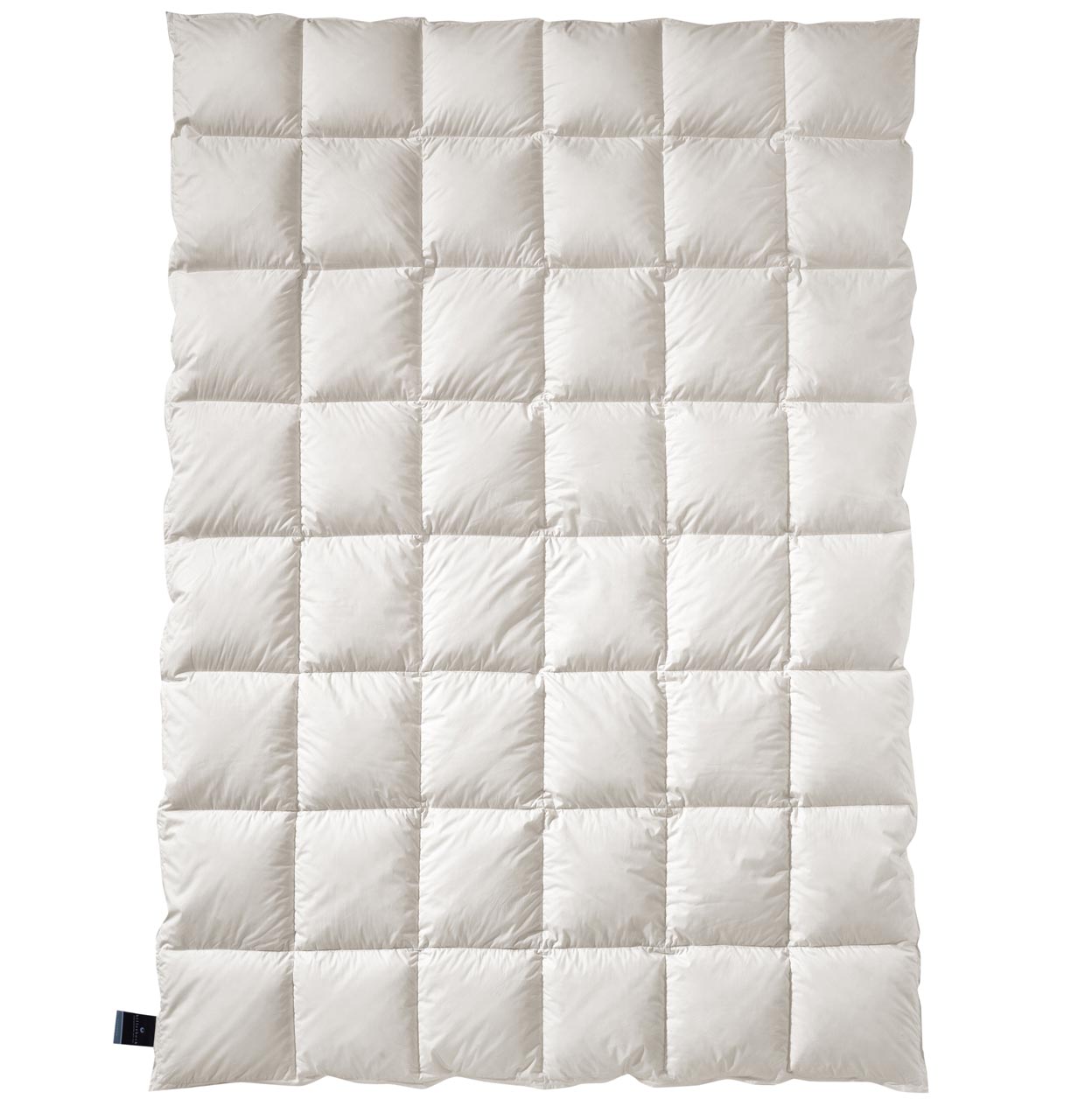 billerbeck Bettdecke Eiderdaunendecke Batist in Größe 135x200 cm, gesteppte Decke in Weiß
