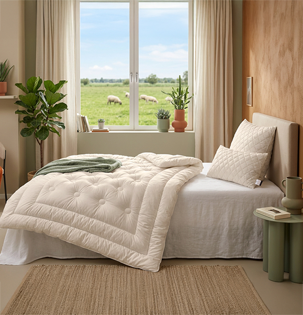 LASSE® Natural Cushion – Virgin Sheep’s Wool