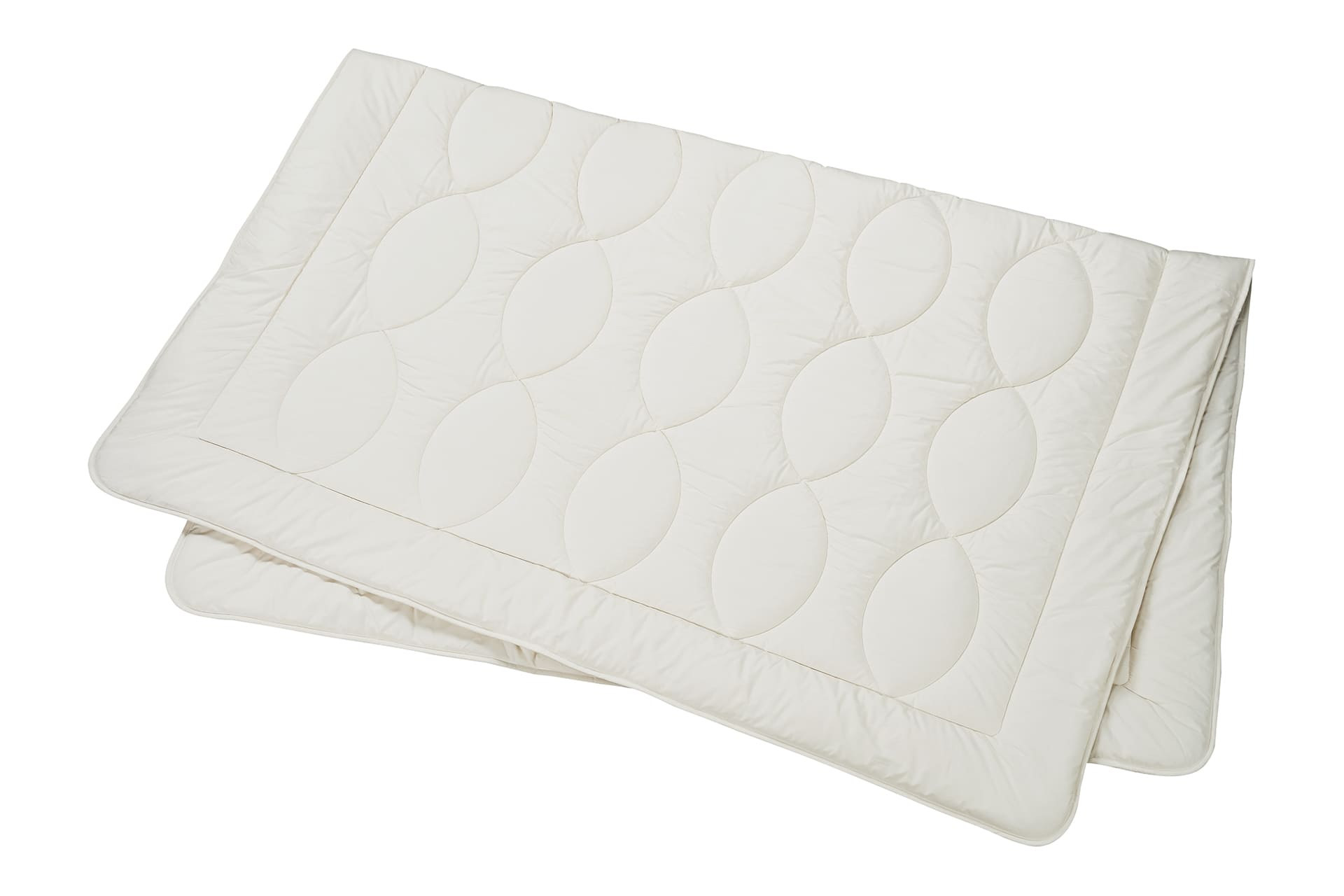 HELVETIC WOOL Duvet - 160 x 210 cm mittel (M) Vliestasche swiss-dream-by-billerbeck-duvet-naturduvet-helvetic-wool-uno_gefaltet