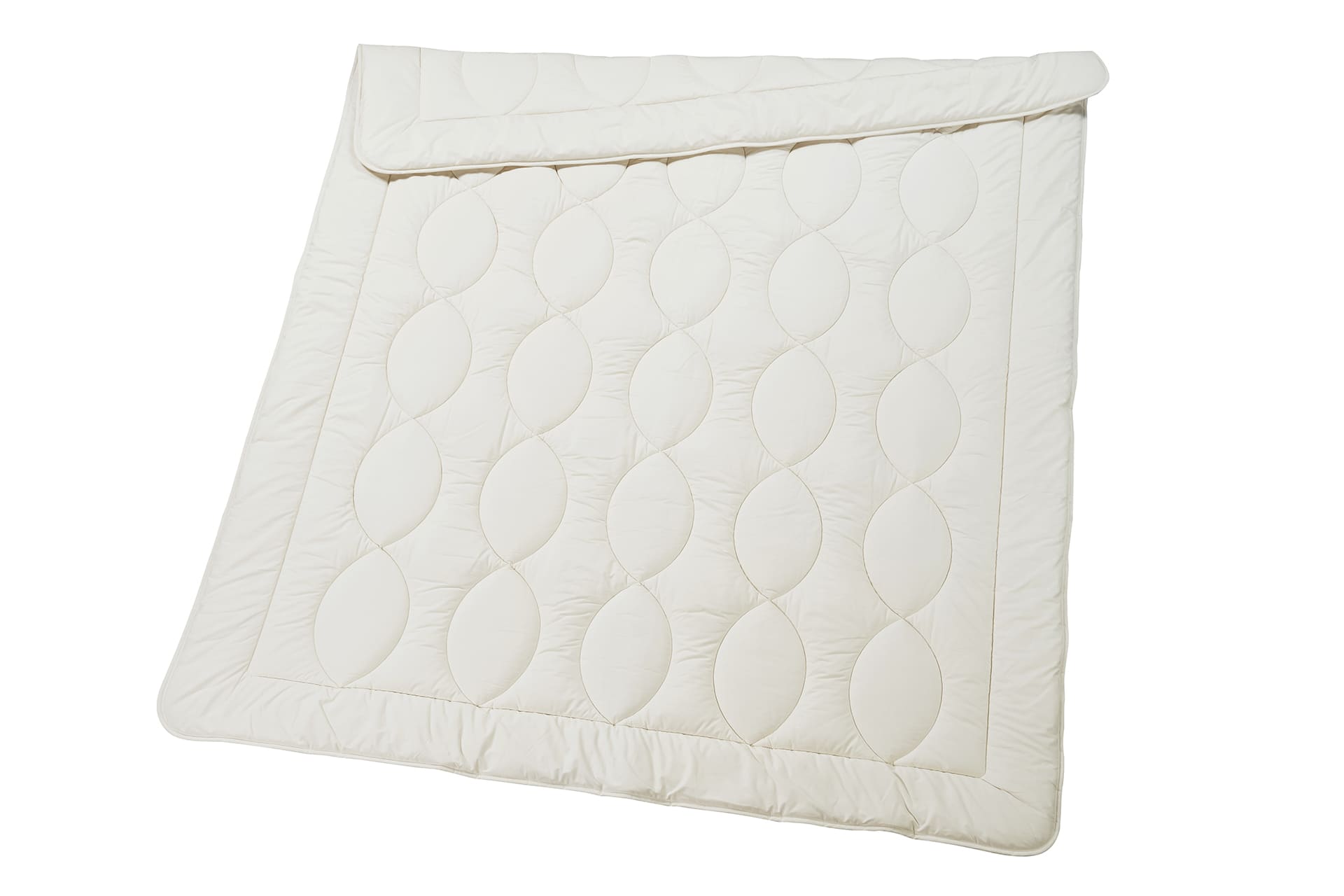 HELVETIC WOOL Duvet - 160 x 210 cm mittel (M) Vliestasche swiss-dream-by-billerbeck-duvet-naturduvet-helvetic-wool-uno_offen