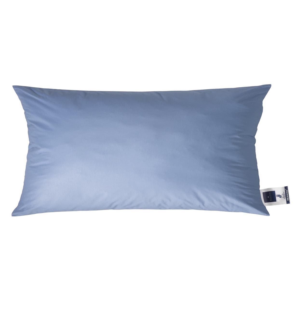 Hermine 15 down pillow by billerbeck in jeans, size 40x80 cm – elegant down-filled pillow