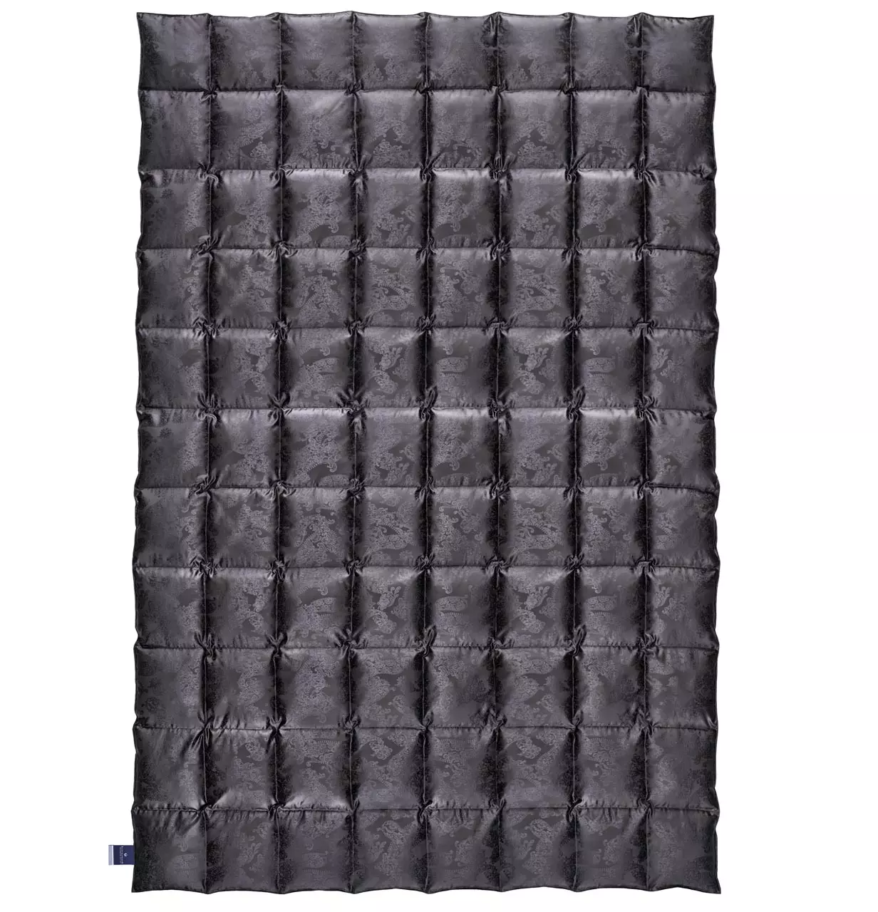 billerbeck Daunen Sommerdecke Silk Summer Dream in Größe 135x200 cm, sommerleicht, mit schwarzem Jacquard Seidenbezug 