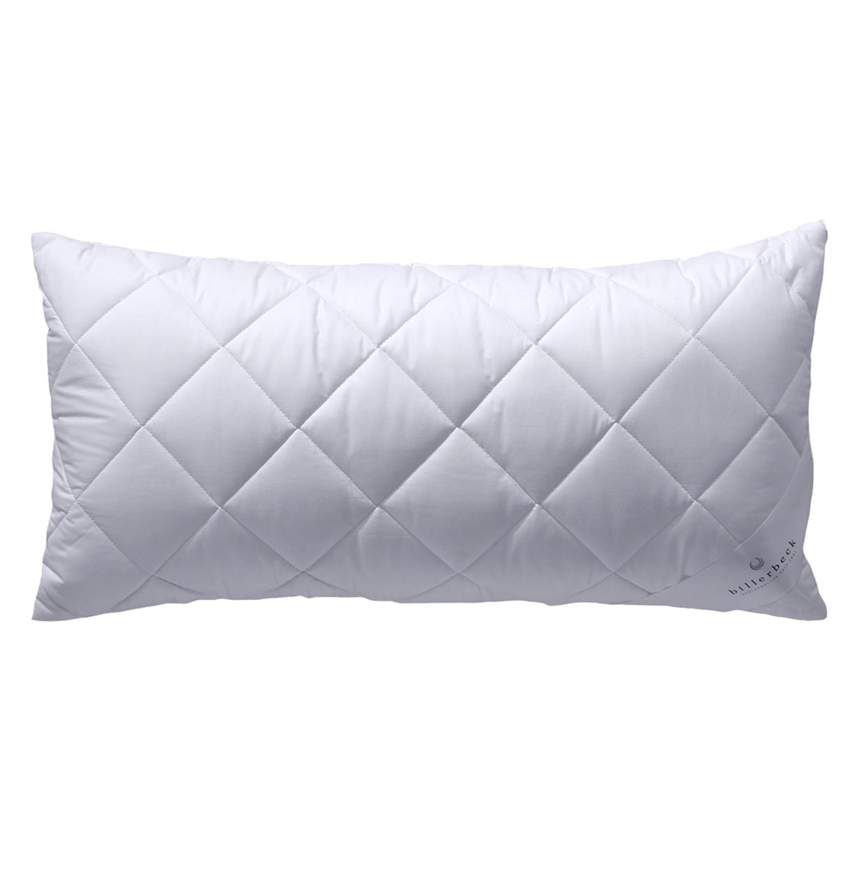 billerbeck pillow fibre pillow Super Wash in size 40x80 cm with quilting in white