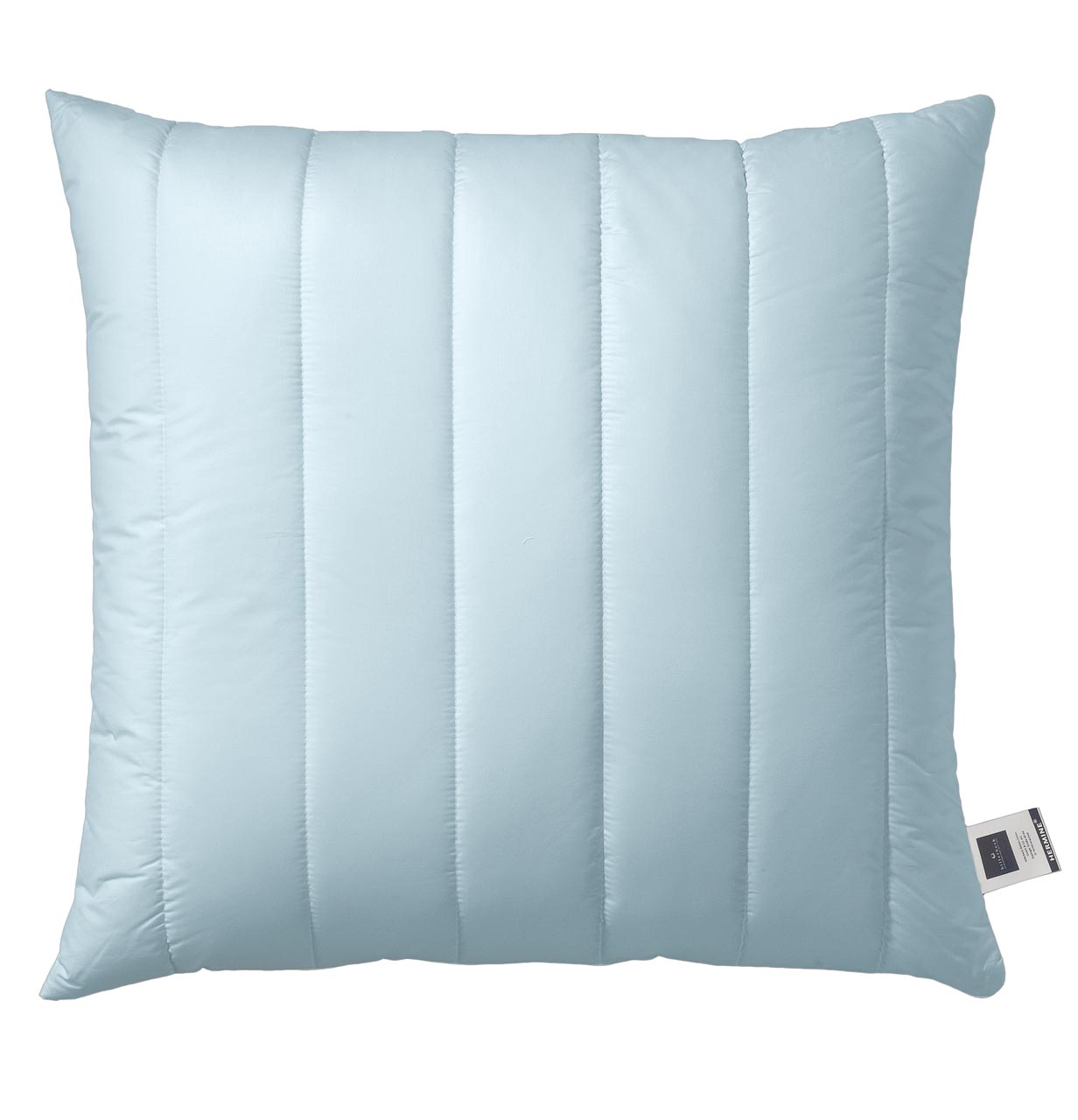 Fibre pillow HERMINE® quilted billerbeck fiber pillow Hermine in size 80x80 cm, quilted pillow, color aqua
