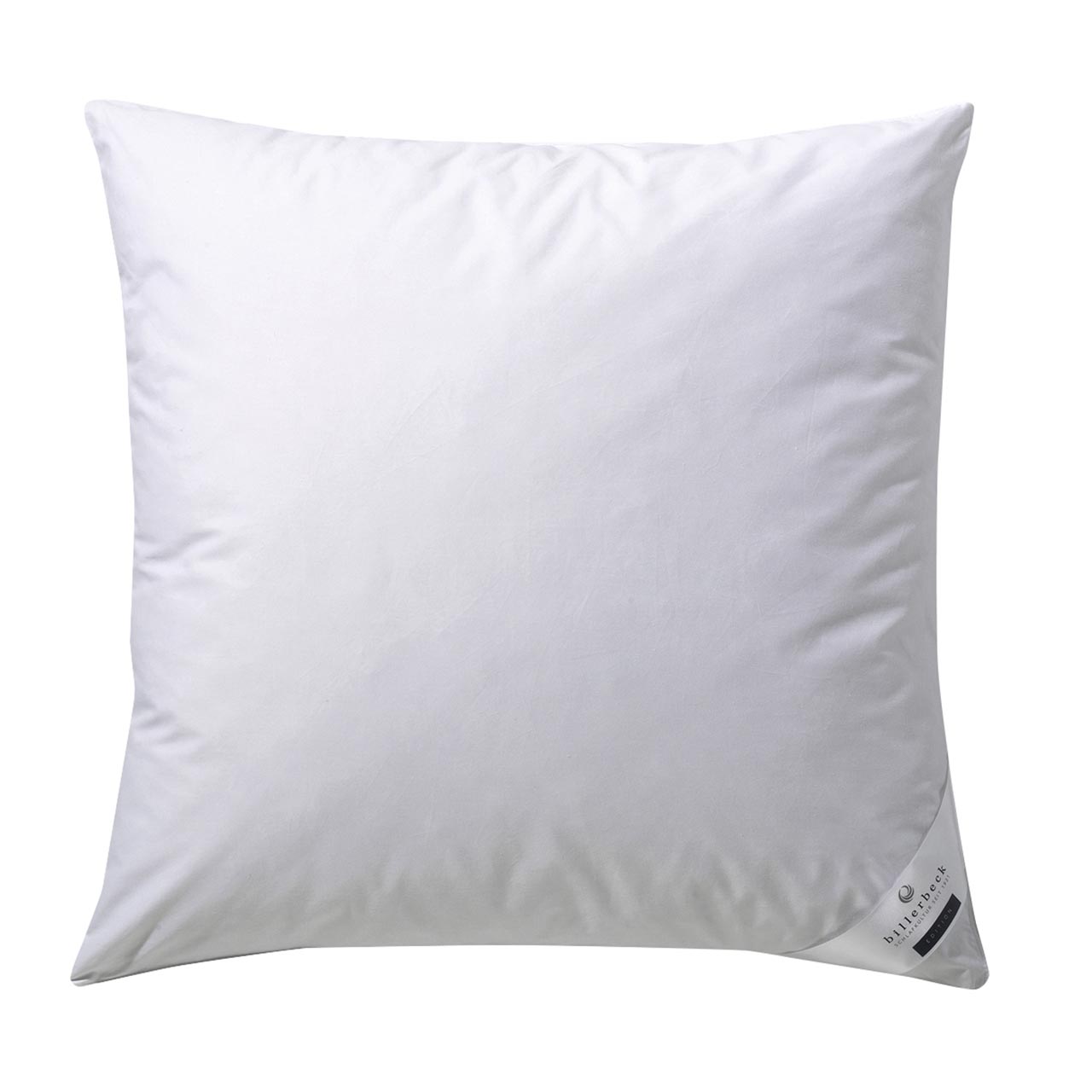 billerbeck Daunenkissen Martina in Größe 80x80 cm, Kopfkissen in weiß