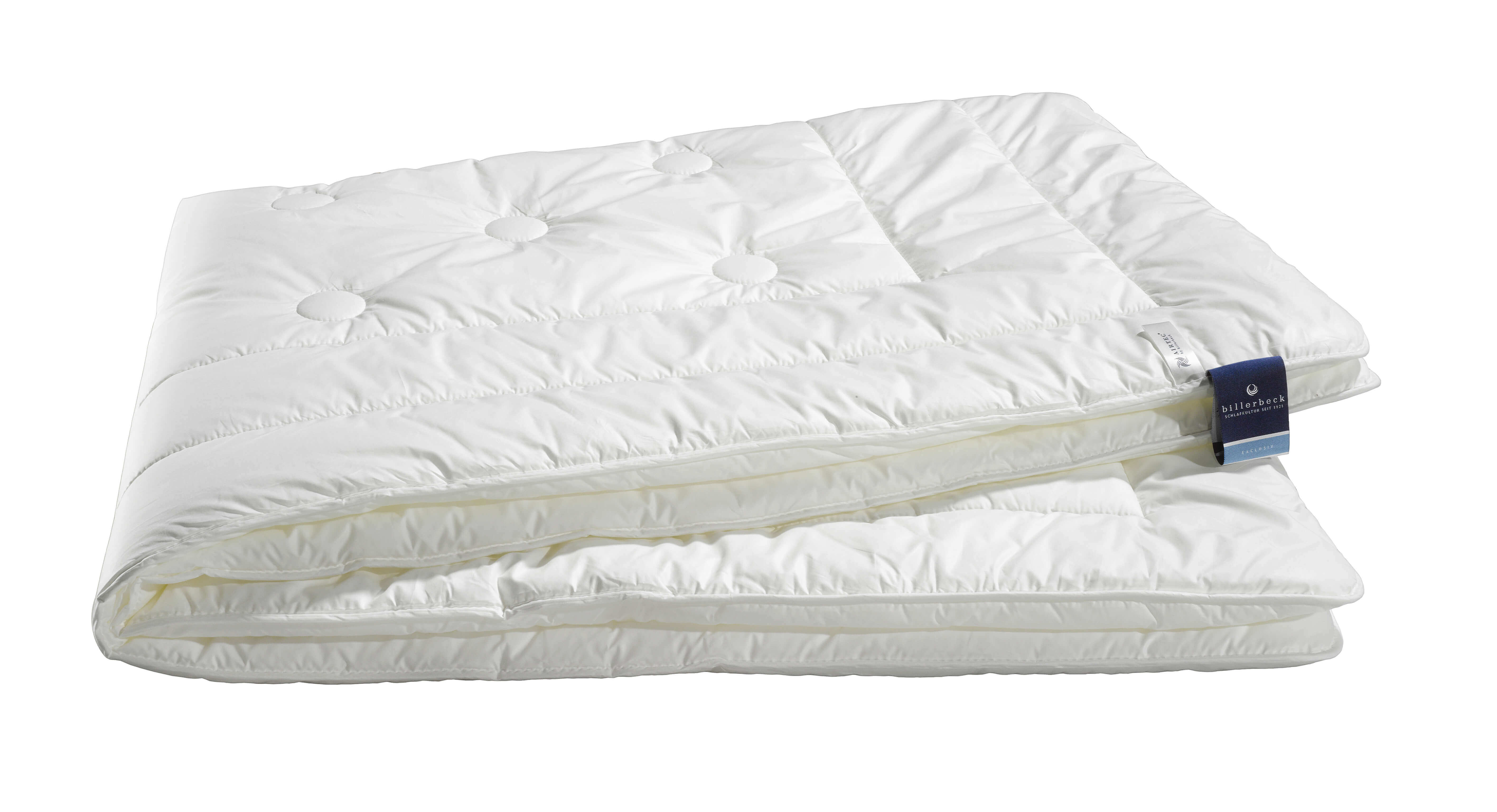 billerbeck fibre duvet Belair in size 135x200 cm, double duvet, extra warm, folded