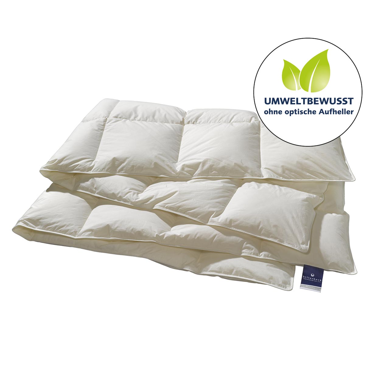 billerbeck duvet down duvet Nena medium detail view folded