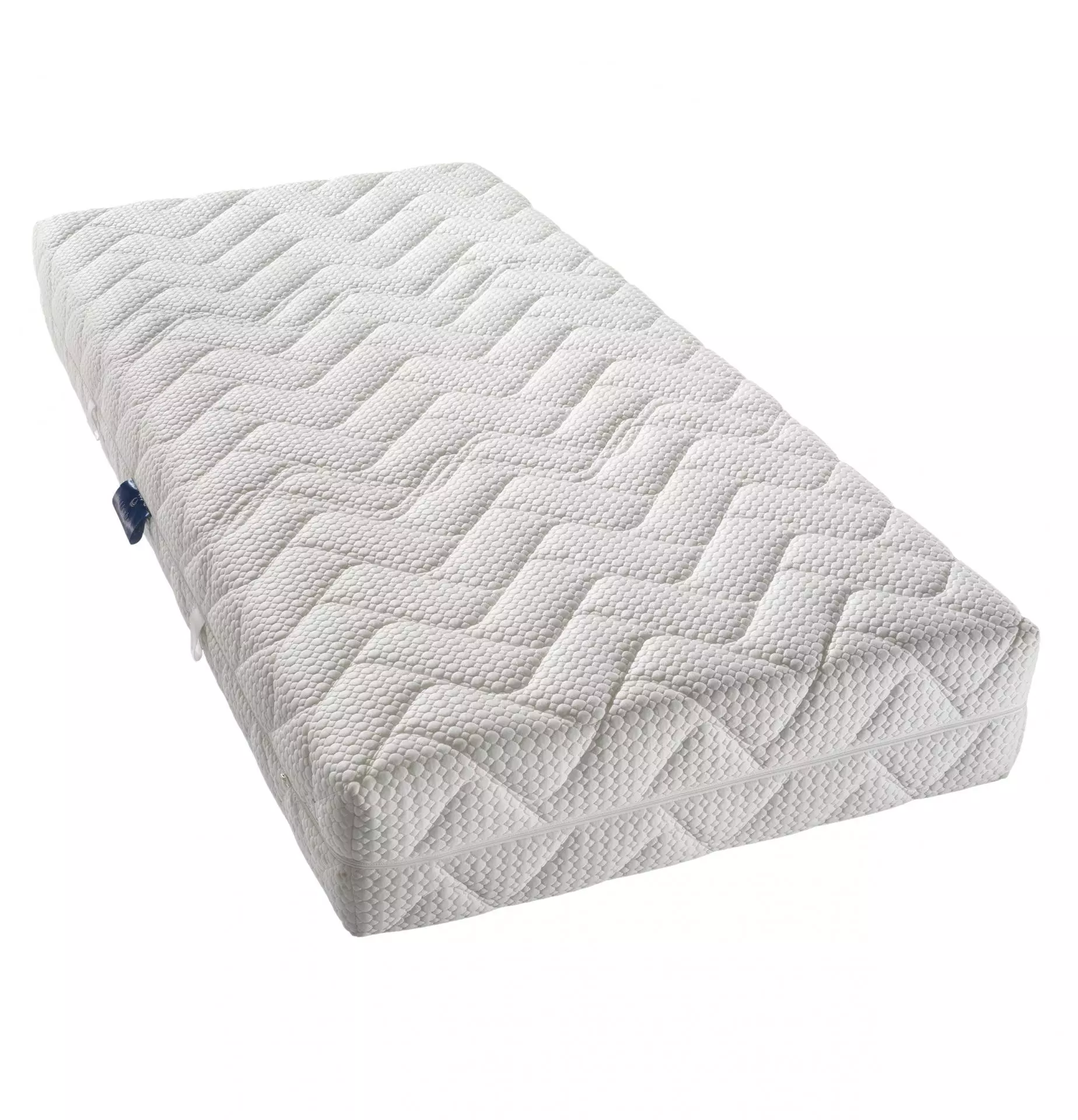 billerbeck cold foam mattress Wellfoam with cover, sloping base not the whole mattress