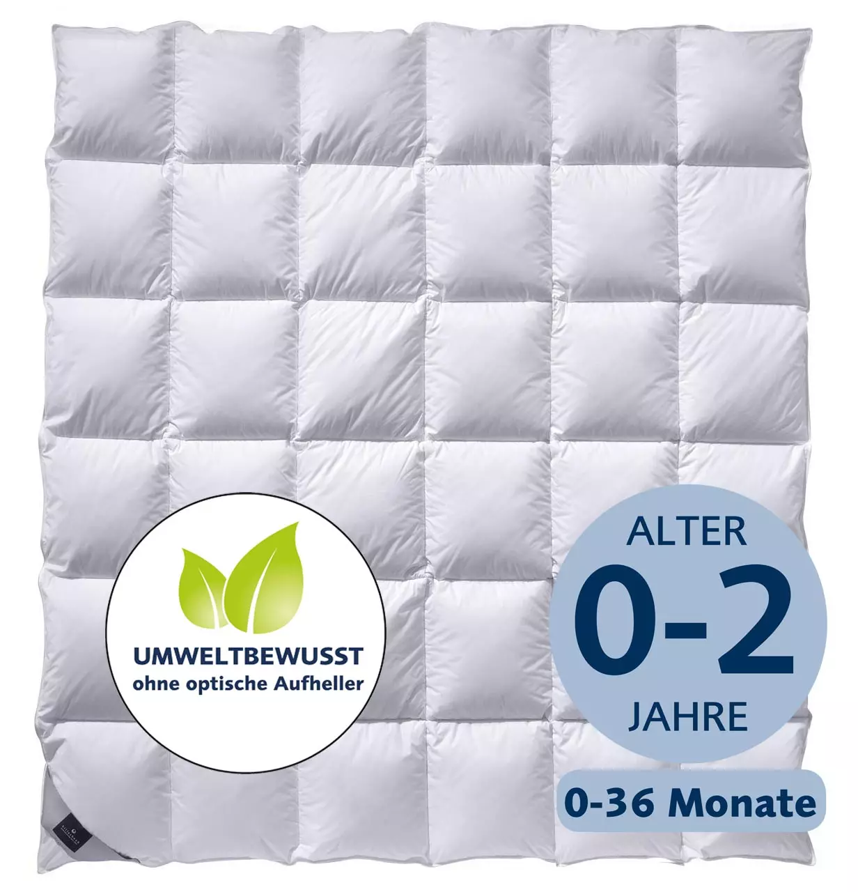 billerbeck Kinderdecke Daune Nena 80x80 cm, Wärmestufe leicht, gesteppt
