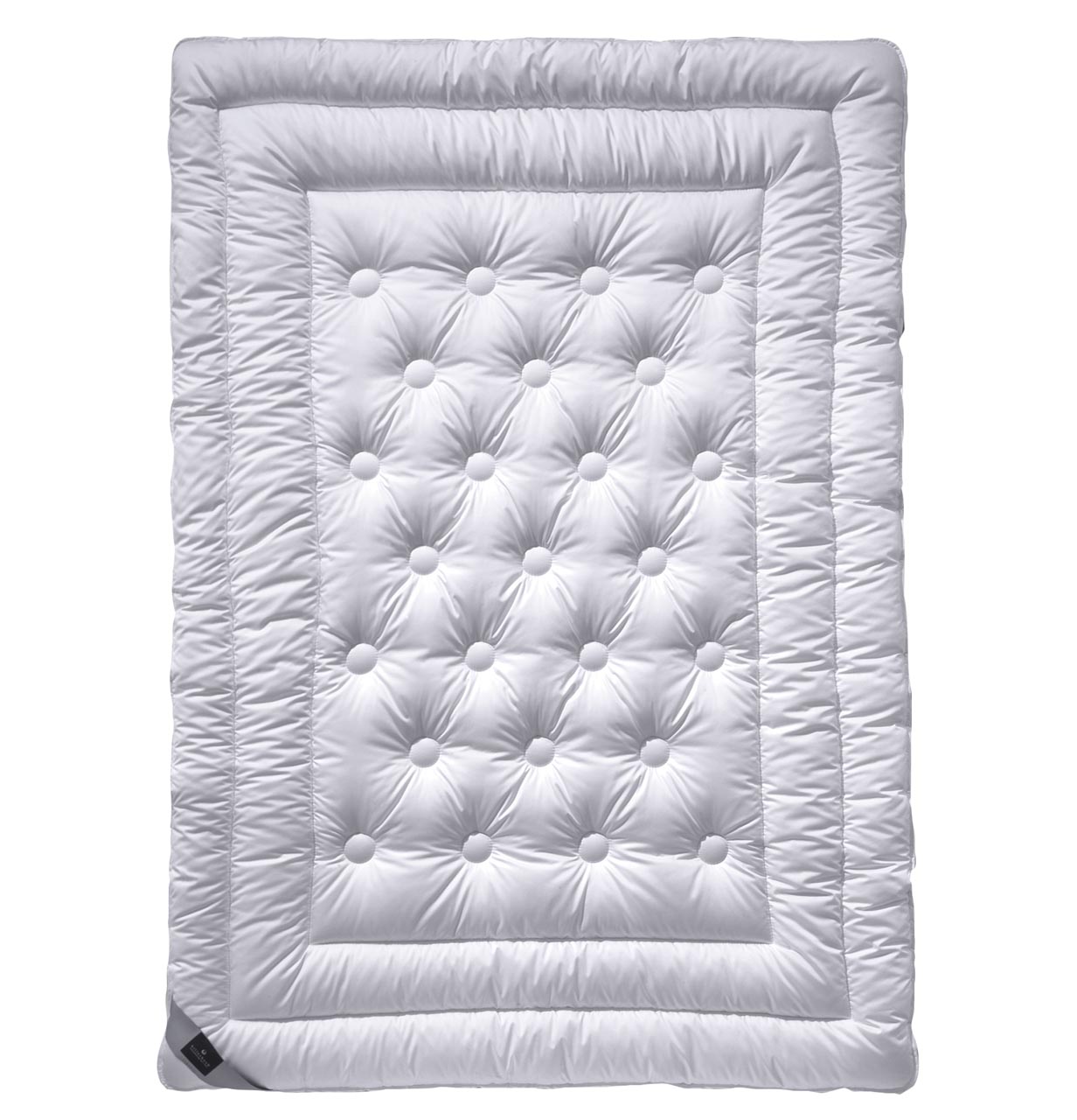 billerbeck natural duvet made of virgin sheep's wool Meisterklasse, size 135x200 cm, white, quilted
