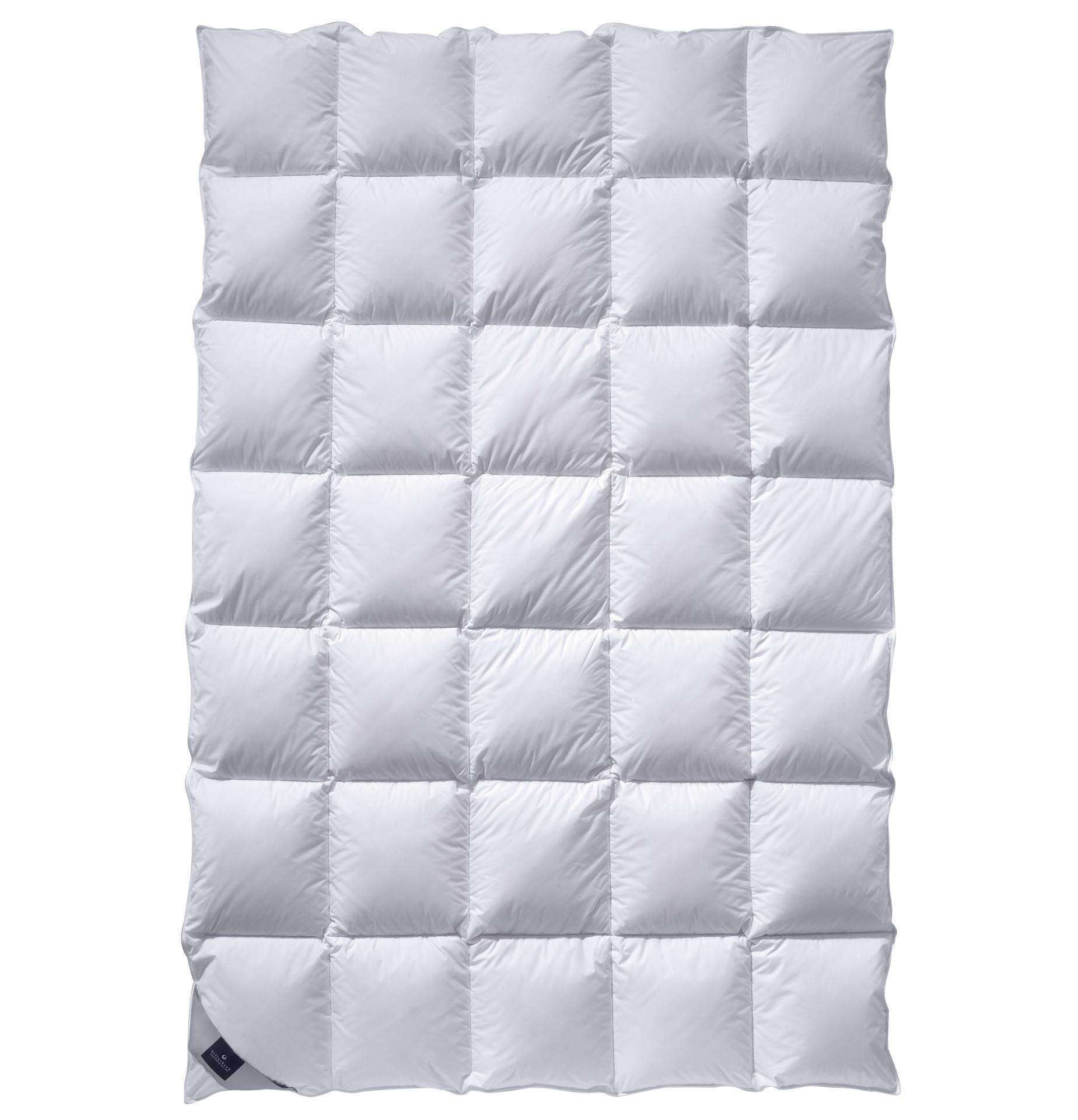 billerbeck Bettdecke Daunendecke Catalina in Größe 135x200 cm, Wärmestufe mittel, gesteppte Decke in Weiß