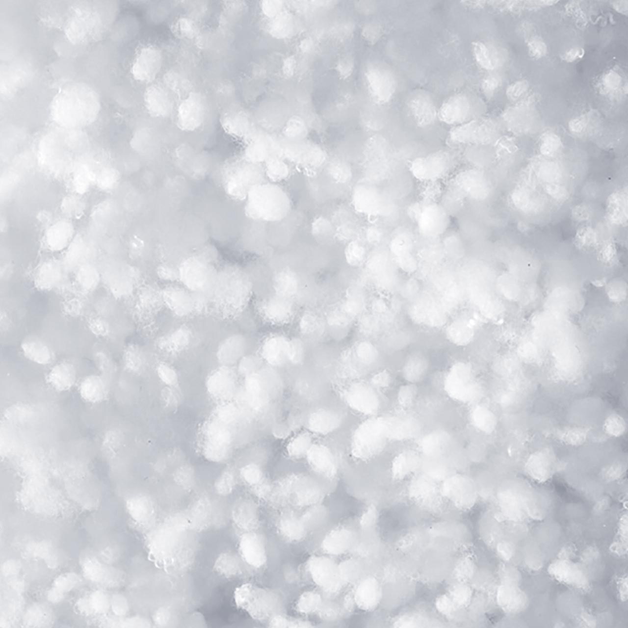 Nahaufnahme der billerbeck Faserfüllung für das Bauchschläferkissen Heinzi