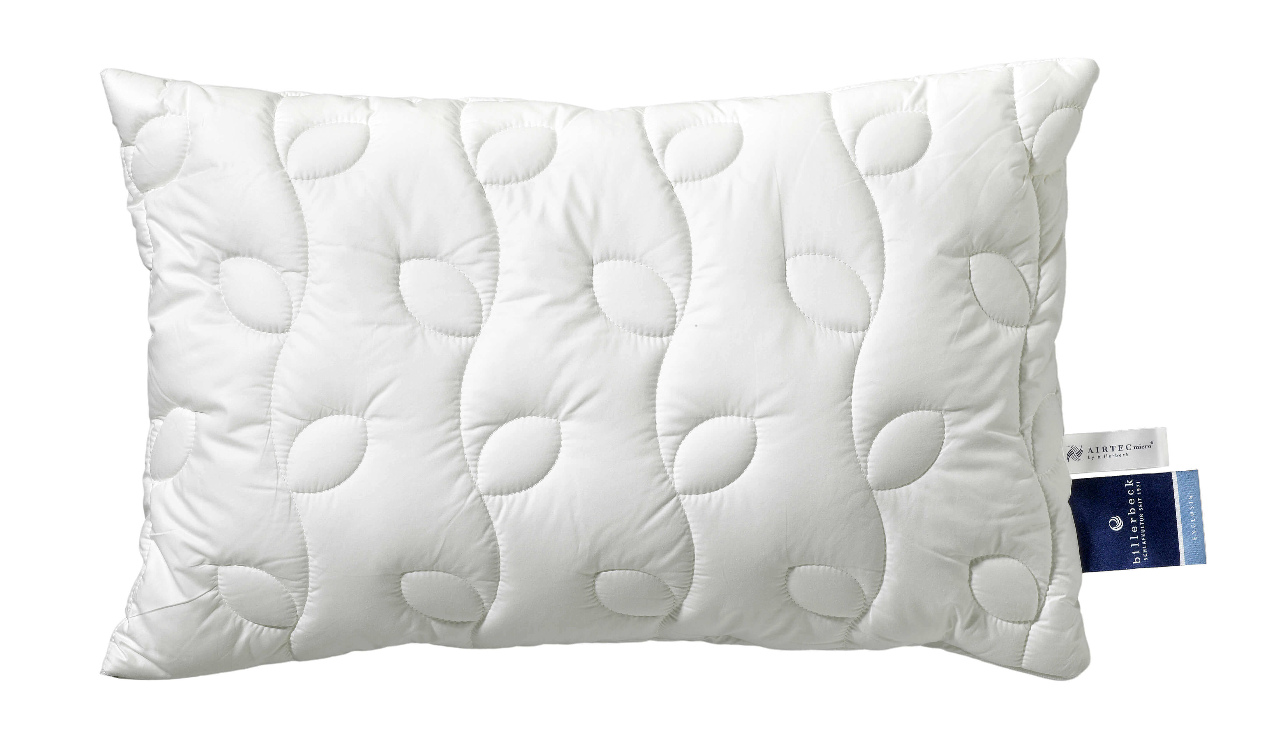 Comfortable 40x60 cm fibre pillow Belair by billerbeck – great for children and petite sleepers