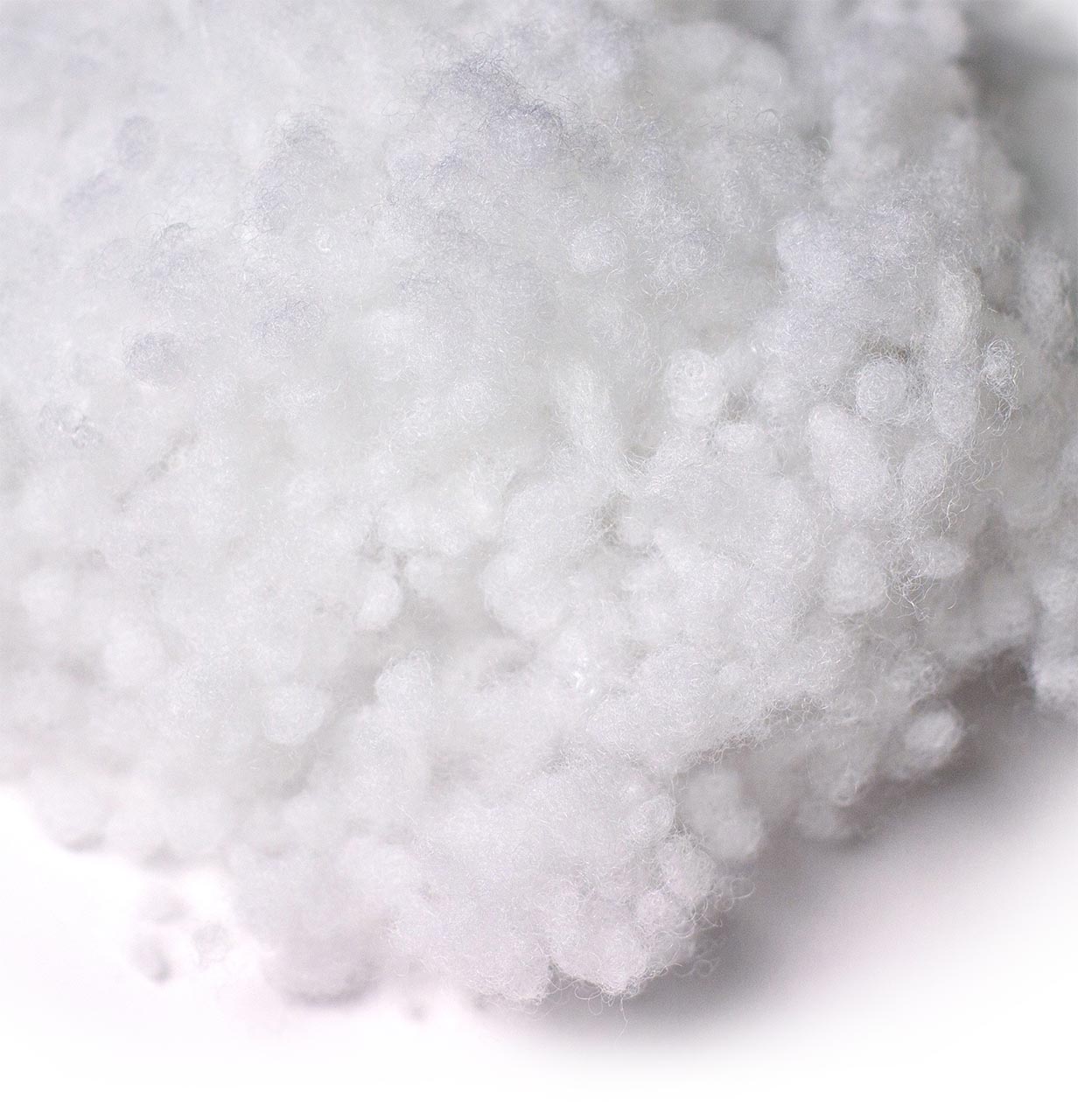 Close-up of billerbeck Airtec Clean pillow filling made of fibres