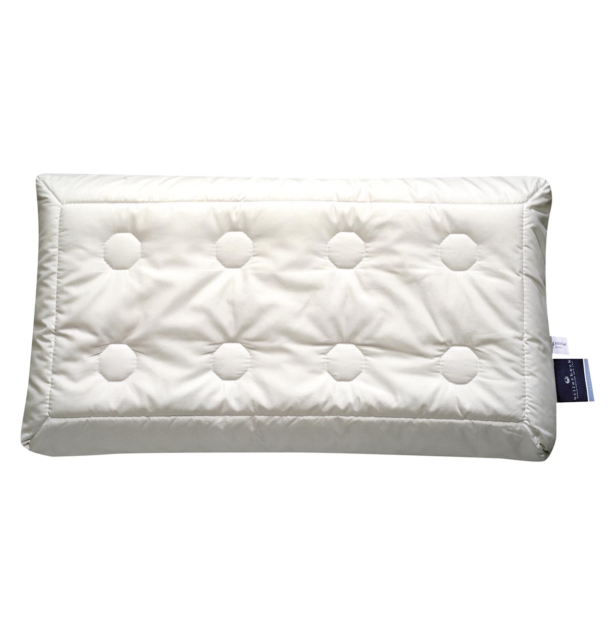billerbeck neck support pillow Concerto with pillowcase, quilted, in size 40x80 cm, white pillow