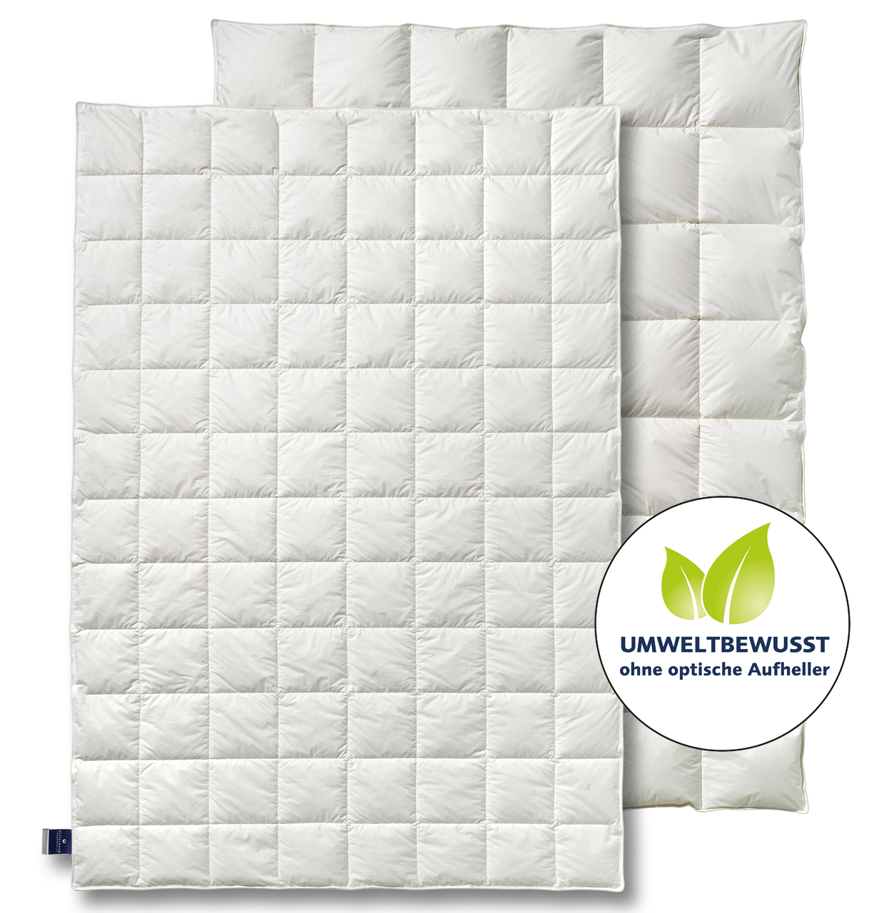 Daunendecke 306 NENA® - warm (Kassette II) 155 x 200 cm billerbeck leichte und mittlere Daunendecke Nena in Größe 135x200 cm, 4 Jahreszeiten Decke