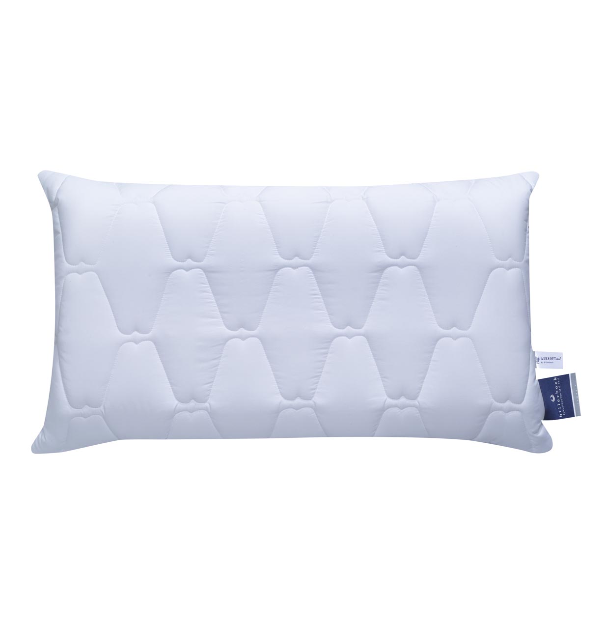 Neck support pillow Novum with billerbeck pillowcase Novum quilted in 40x80 cm, white