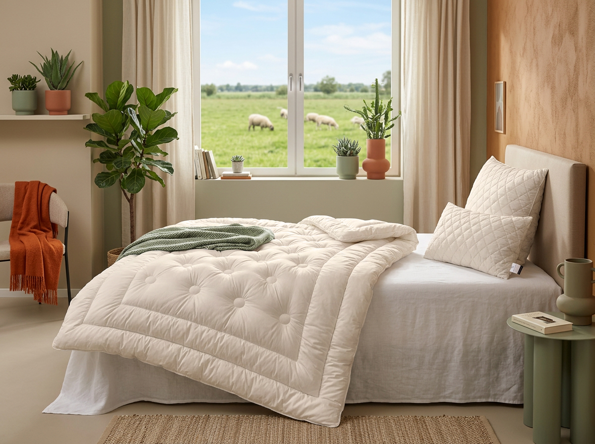 billerbeck Duvet, Pure New Wool Duvet, LASSE, Bedroom, Interior
