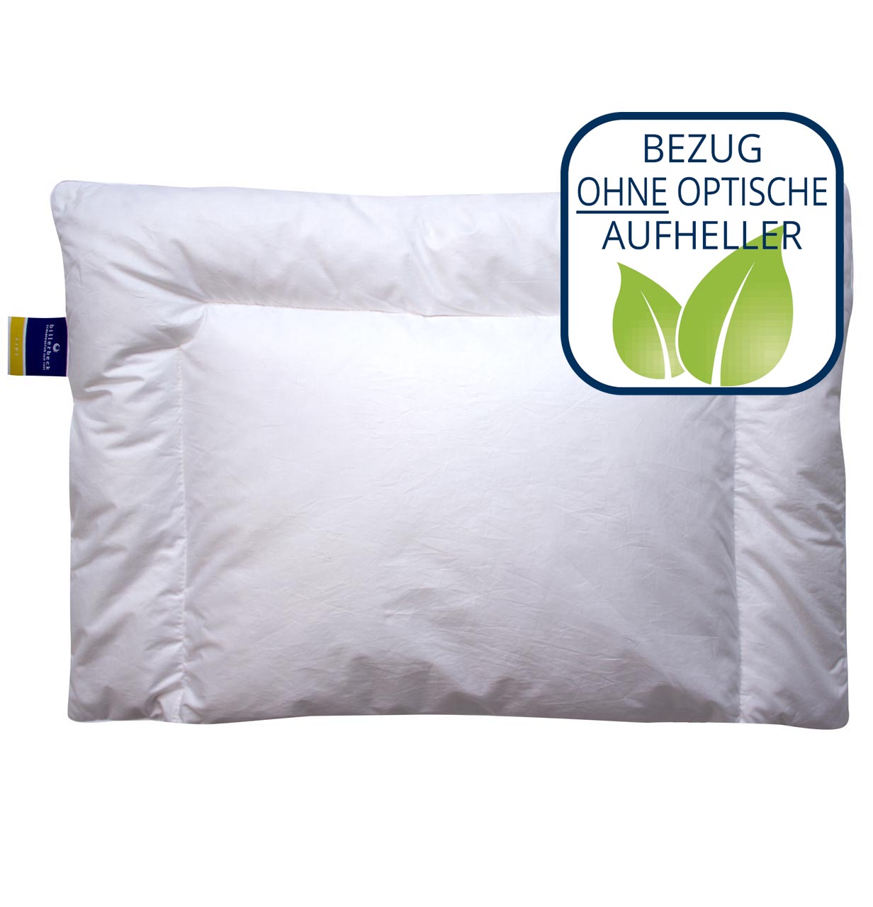 billerbeck kissen kopfkissen kinderkissen daunenkissen flachkissen nena 40x60 ohne optische aufheller.