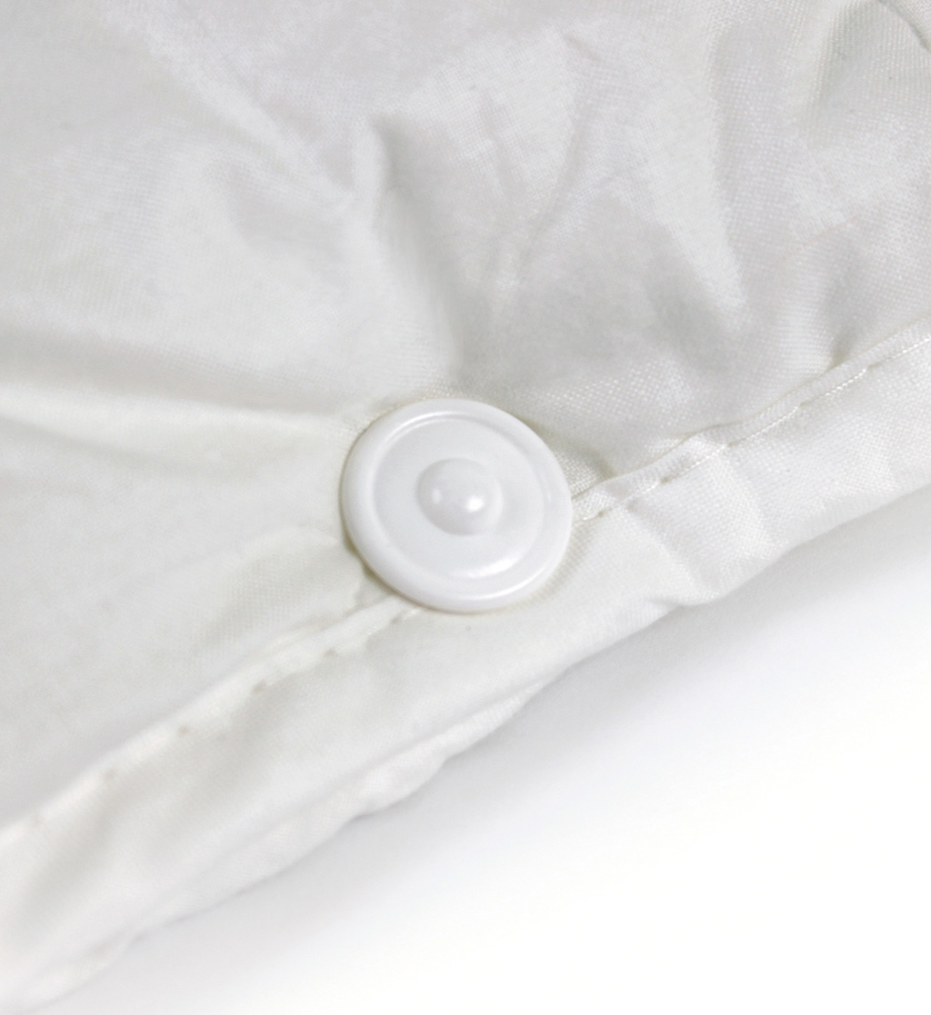 billerbeck Bettdecken Faserdecke Super Wash 4 Jahreszeiten Druckknopf geschlossen Unterseite