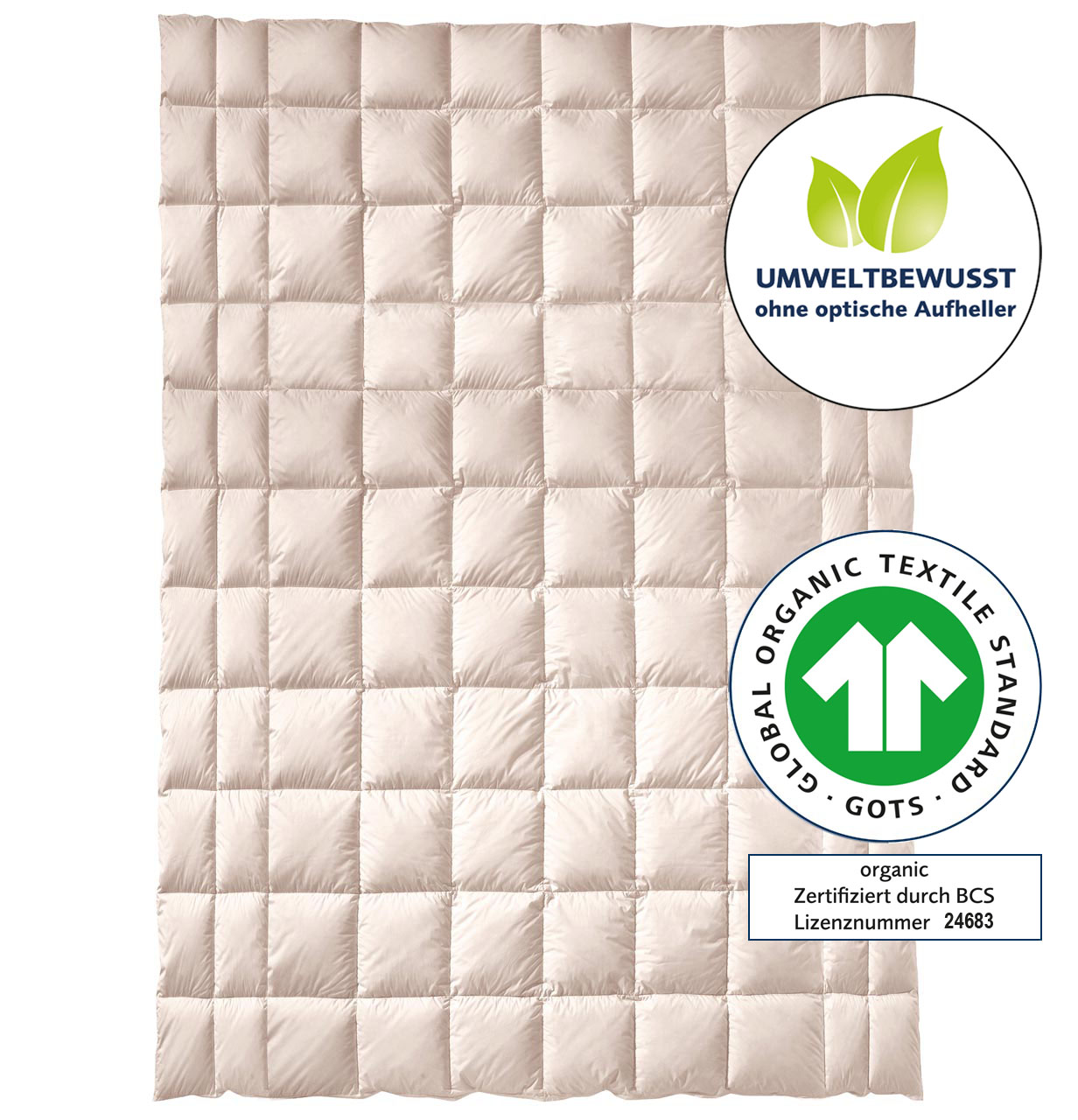 Bettdecke ZIRBERELLA Cotton mit Bio-Baumwolle online kaufen